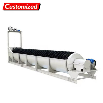 Un buon prezzo. Lavatrice a spirale per sabbia di fiume minerale industriale personalizzata LX765, lavatrice a basso investimento per edilizia, autostrade, centrali idroelettriche, impianti di sabbia e ghiaia in linea