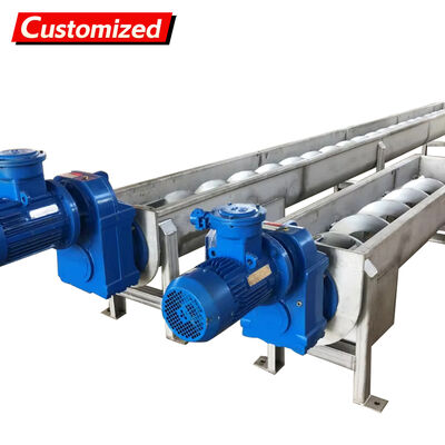 Un buon prezzo. Customized Screw Conveyor Automatic Shaftless Screw Conveyor Tubular Winch Integrated Sludge Conveying and Filter Pressing Equipment For Transporting Sludge Powder and Granular Raw Materials in linea