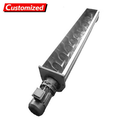 Un buon prezzo. Convogli a vite in acciaio inossidabile personalizzati senza albero/asse/tipi a doppio albero resistenti alla corrosione per materiali granulari/in polvere Convogli a viti per miniere in linea