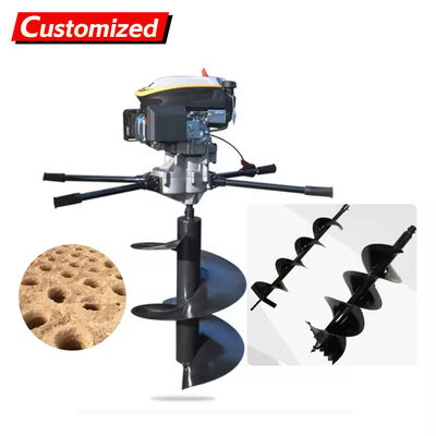 Un buon prezzo. Macchina portatile per trivellazione a elica con motore a 2 tempi raffreddato ad aria per perforazioni versatili su terra e ghiaccio in linea