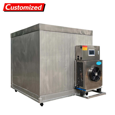 Un buon prezzo. Asciugatrice a pompa di calore commerciale su misura: attrezzatura di asciugatura di frutta controllata PLC con dimensioni personalizzabili in linea