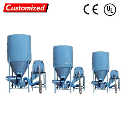 Un buon prezzo. Trituratore Miscelatore Verticale ad Alta Produzione Personalizzato da 300-2000 Kg/H per la Lavorazione di Mangimi per Pollame e Bestiame in linea